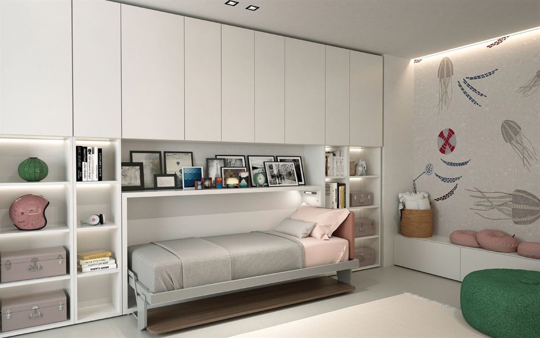 Opklapbed 1persoons BedHabits 4a